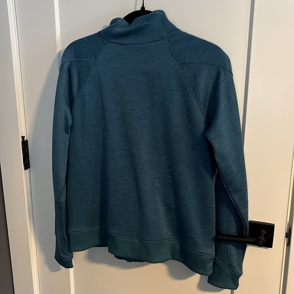 Under Armour Teal Full Zip Fleece Track Jacket EUC - Picture 3 of 11